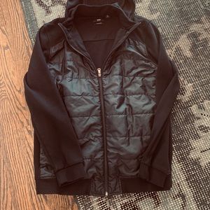 Hugo Boss stylish midweight black coat